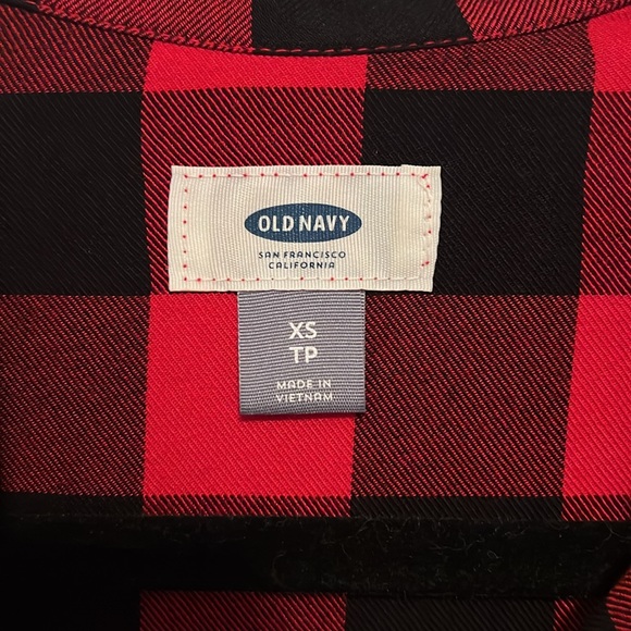 Old Navy Buffalo plaid Shirt Dress - Picture 2 of 4